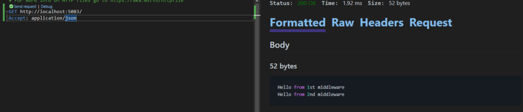 chaining multiple middlewares