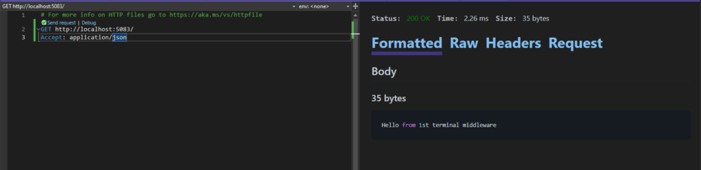 terminal middleware