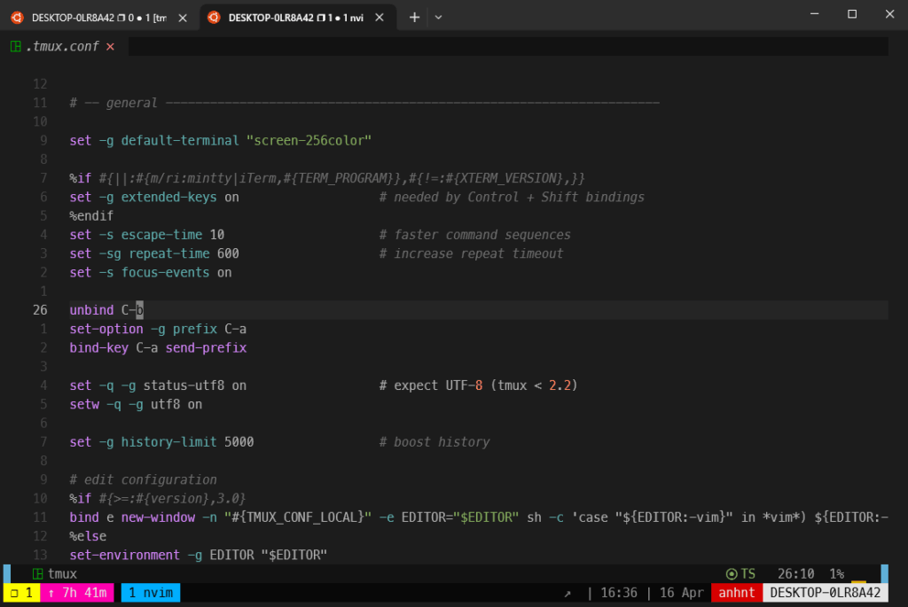 tmux